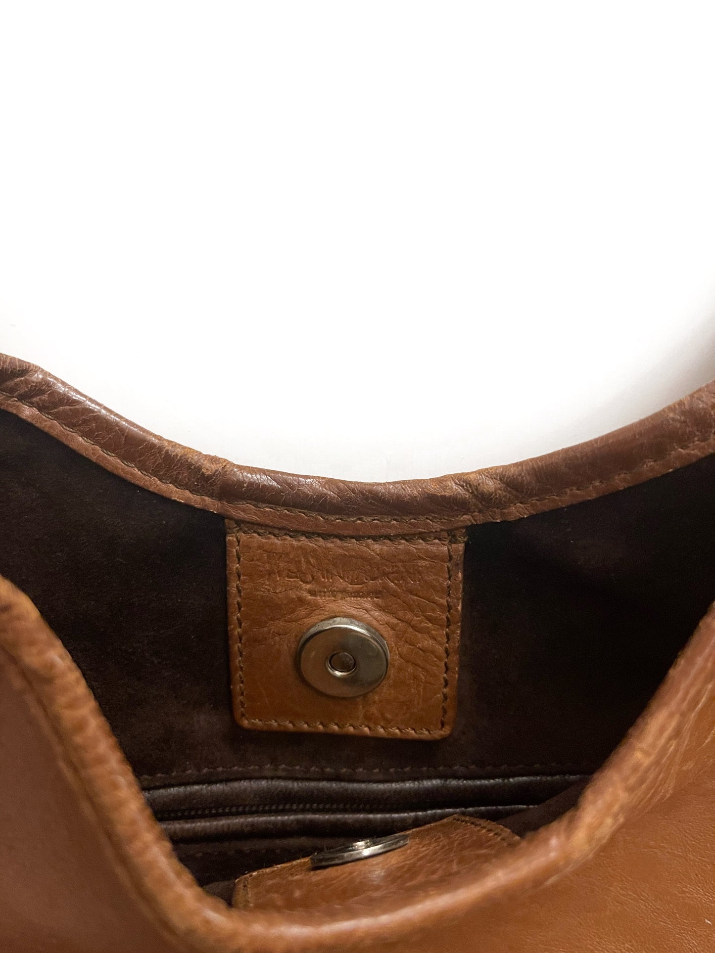 03. Yves Saint Laurent SS2002 Mombasa brown shoulder bag