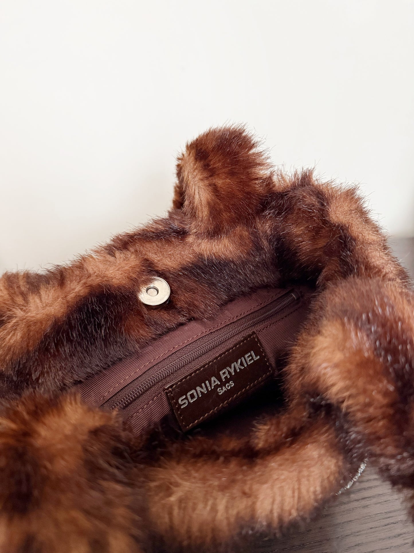 03. Sonia Rykiel faux fur tote bag