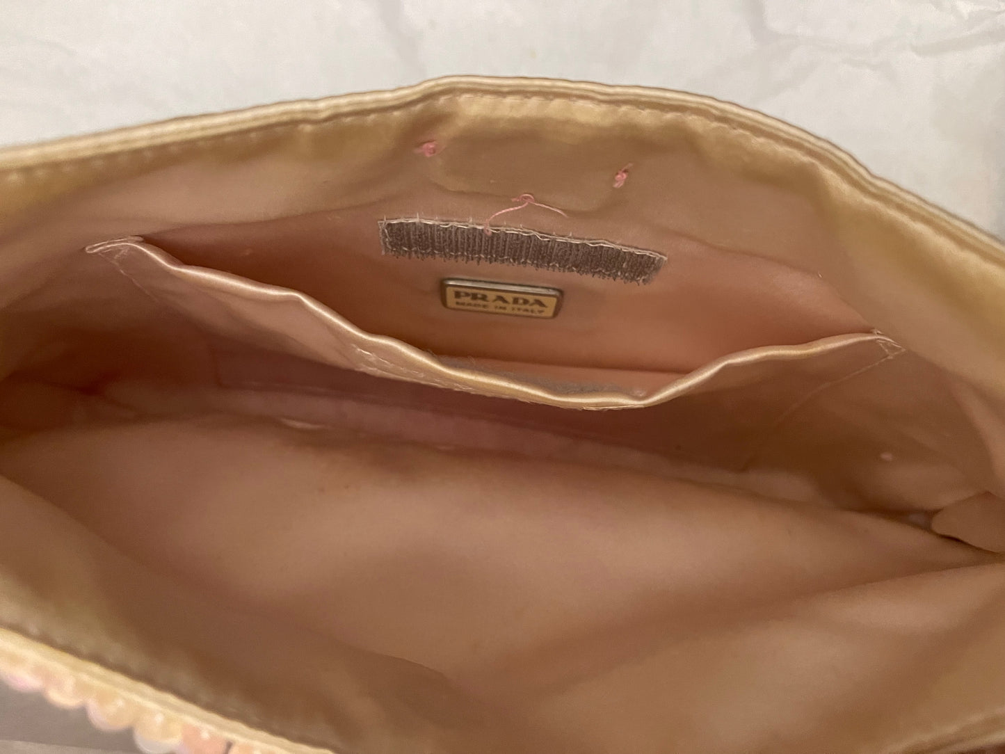 Prada pink sequin bag
