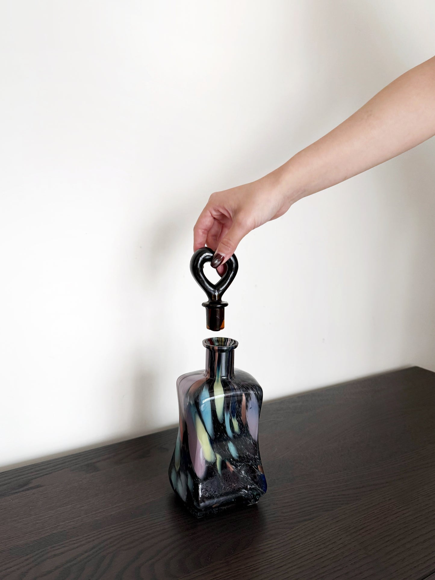 Maestri Vetrai heart stopper decanter