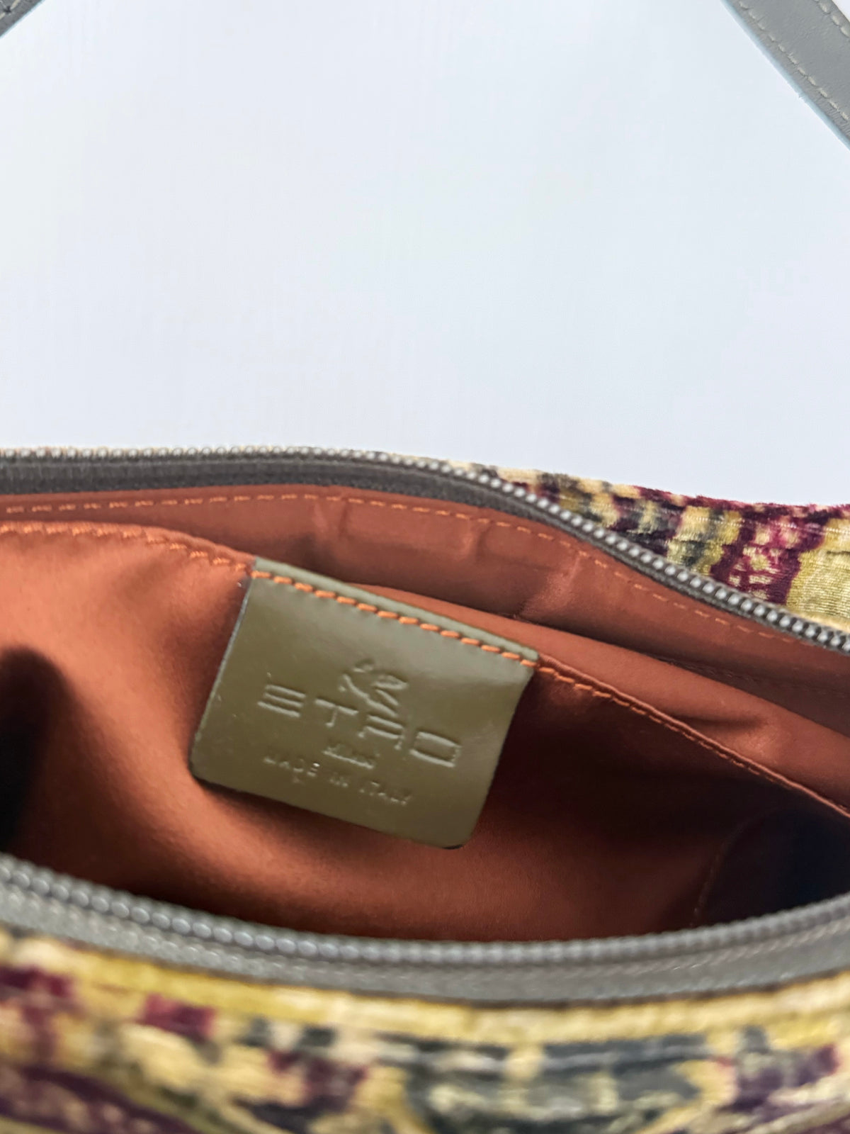 03. Etro velvet paisley shoulder bag