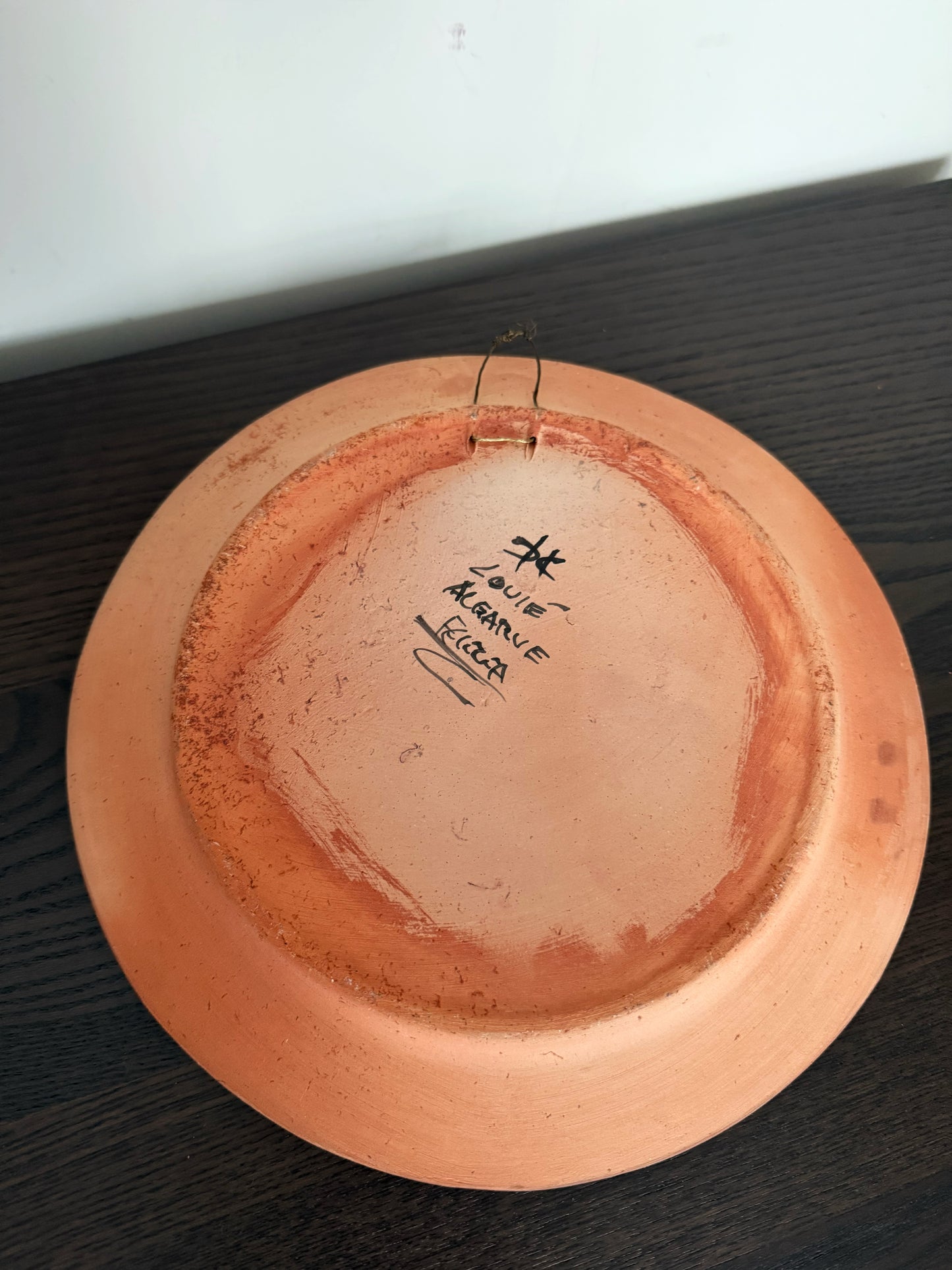 Handpainted decorative plate