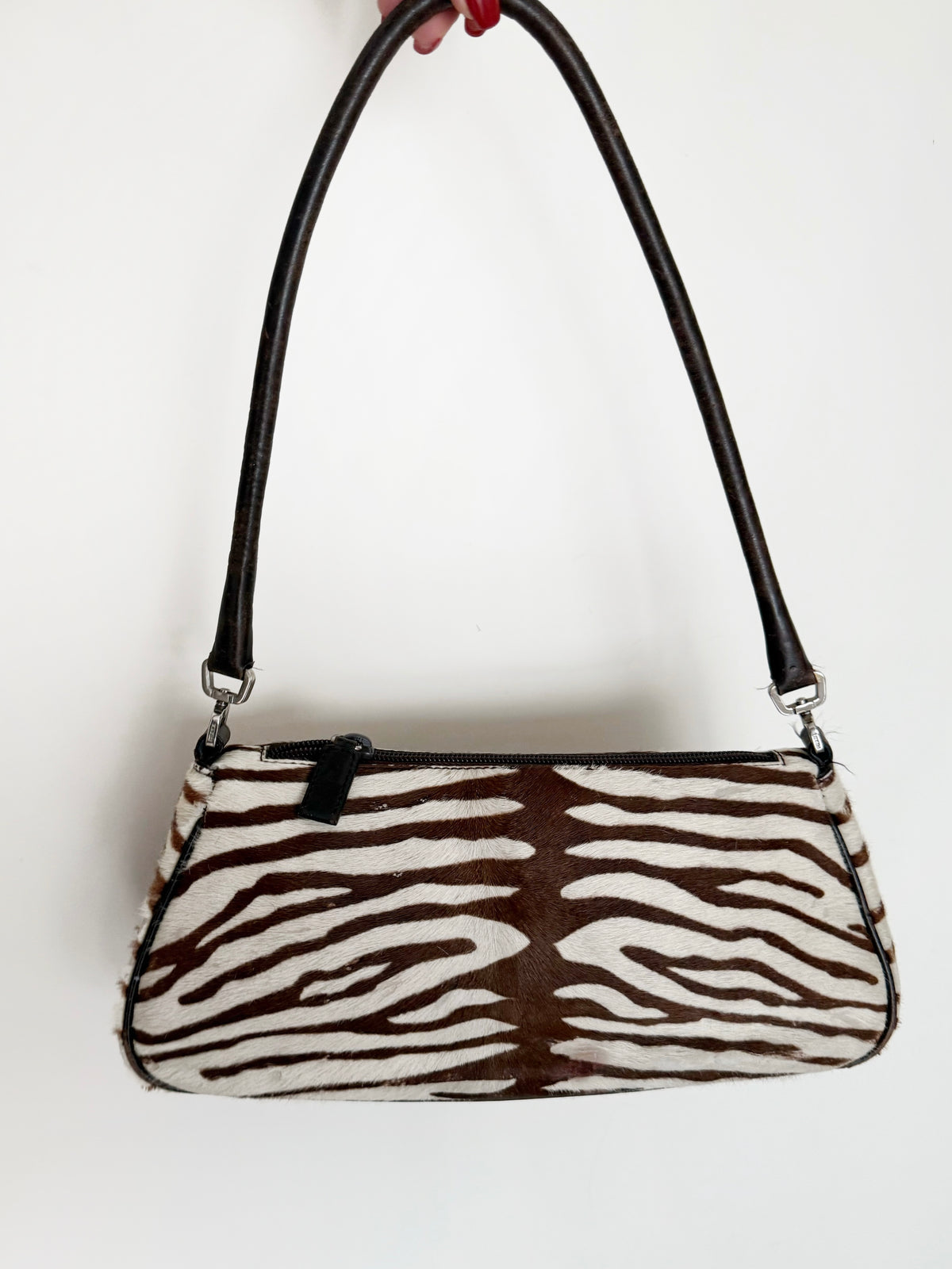 03. Prada zebra pony hair shoulder bag