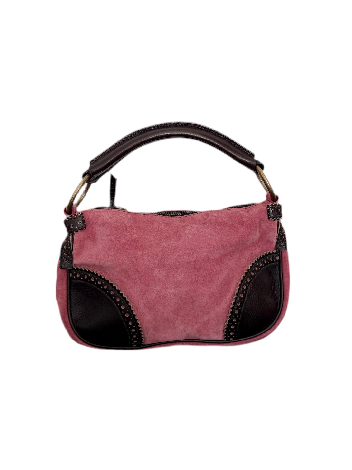 Miu Miu pink suede bag