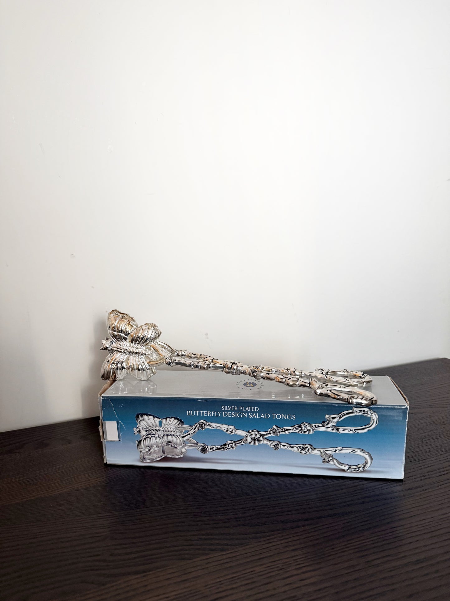 Godinger butterfly salad tongs