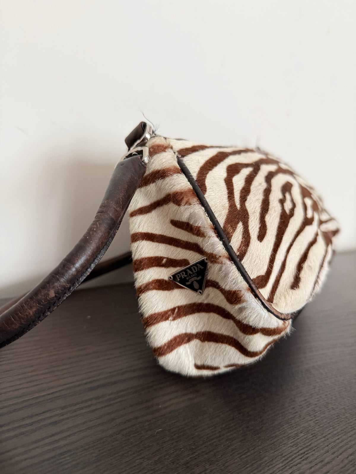 03. Prada zebra pony hair shoulder bag