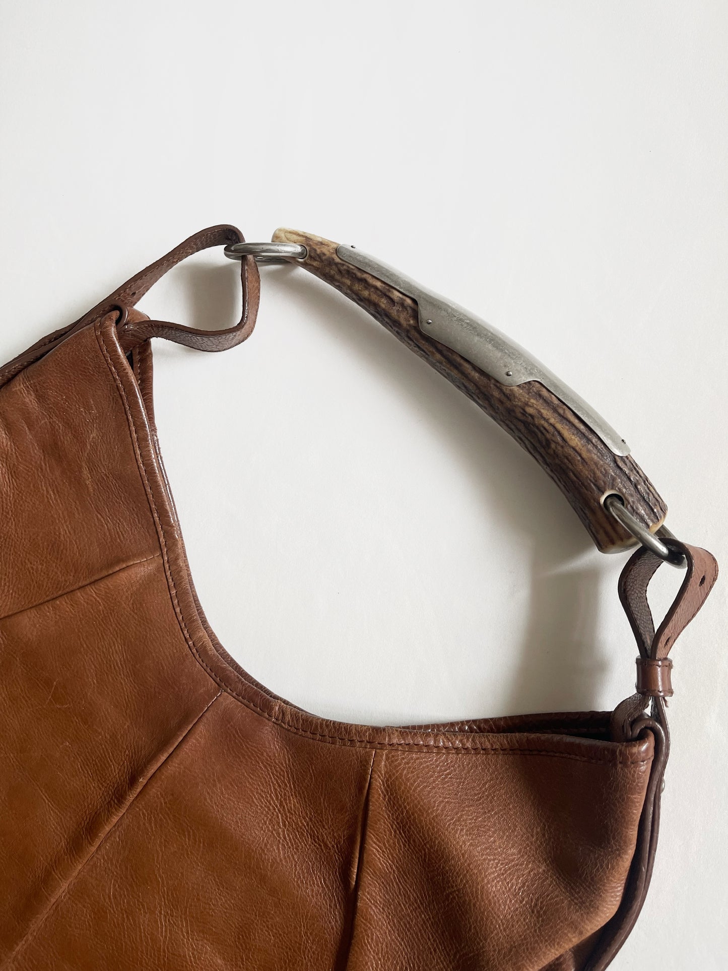 03. Yves Saint Laurent SS2002 Mombasa brown shoulder bag