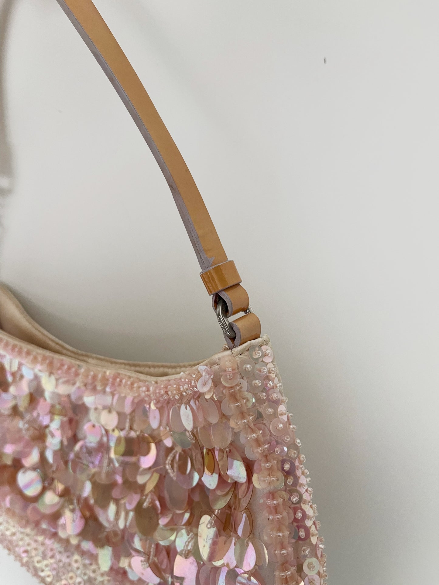 Prada pink sequin bag