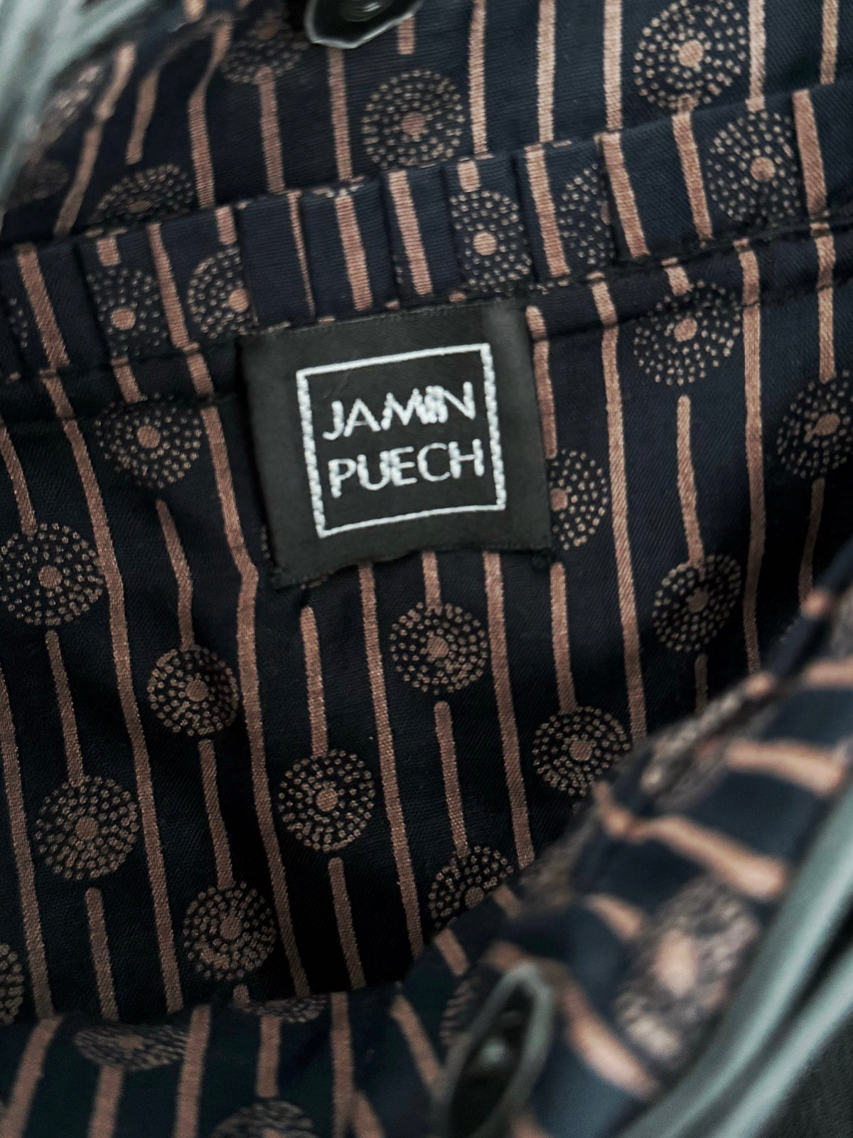 03. Jamin Puech floral embellished black shoulder bag
