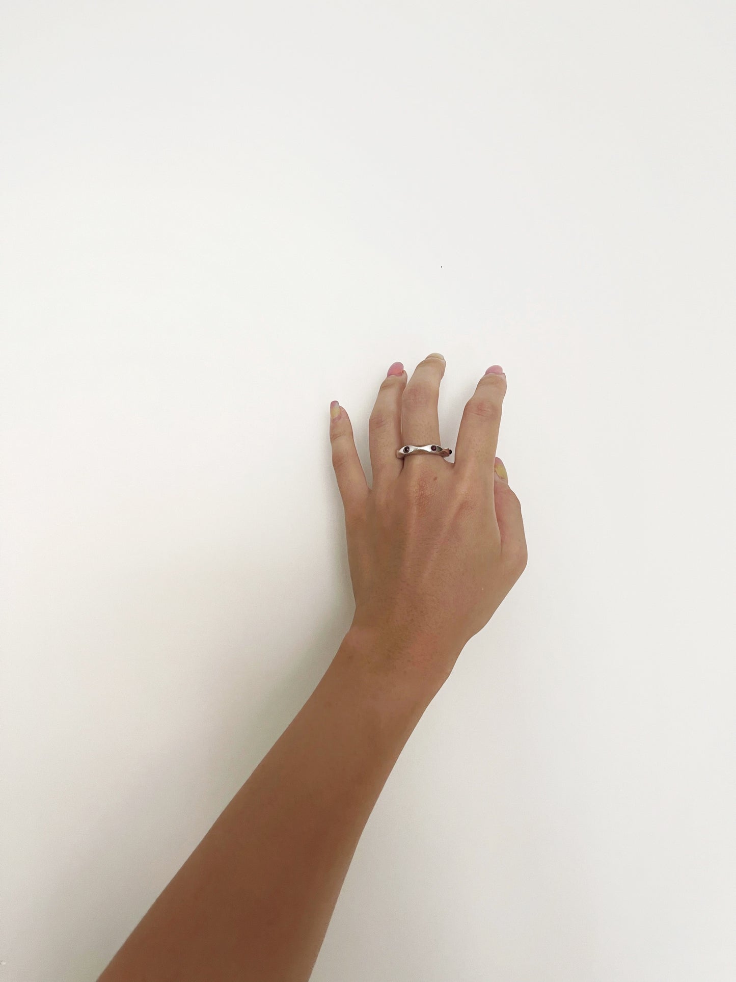 Georg Jensen sterling silver mirror ring 261