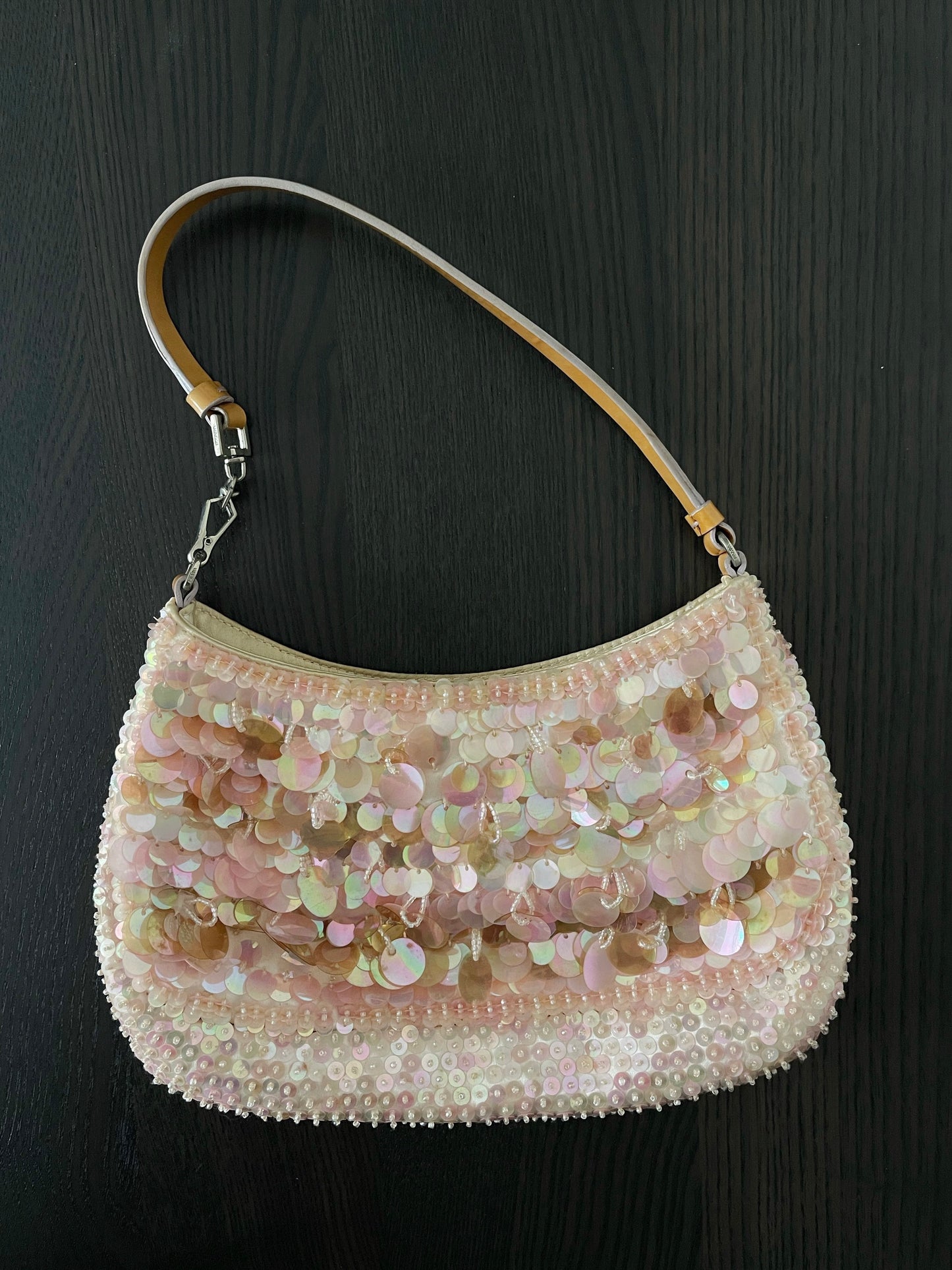 Prada pink sequin bag