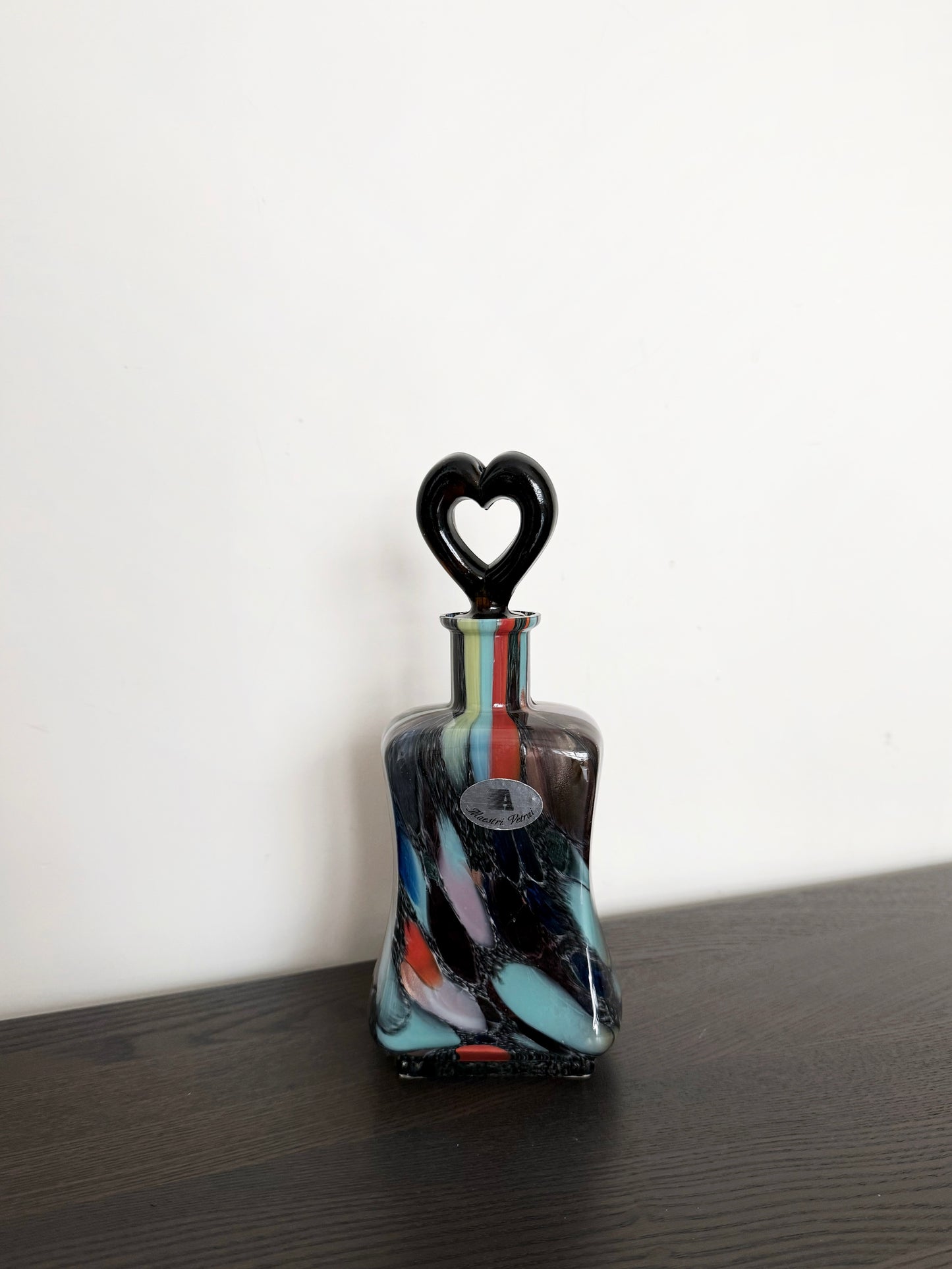 Maestri Vetrai heart stopper decanter