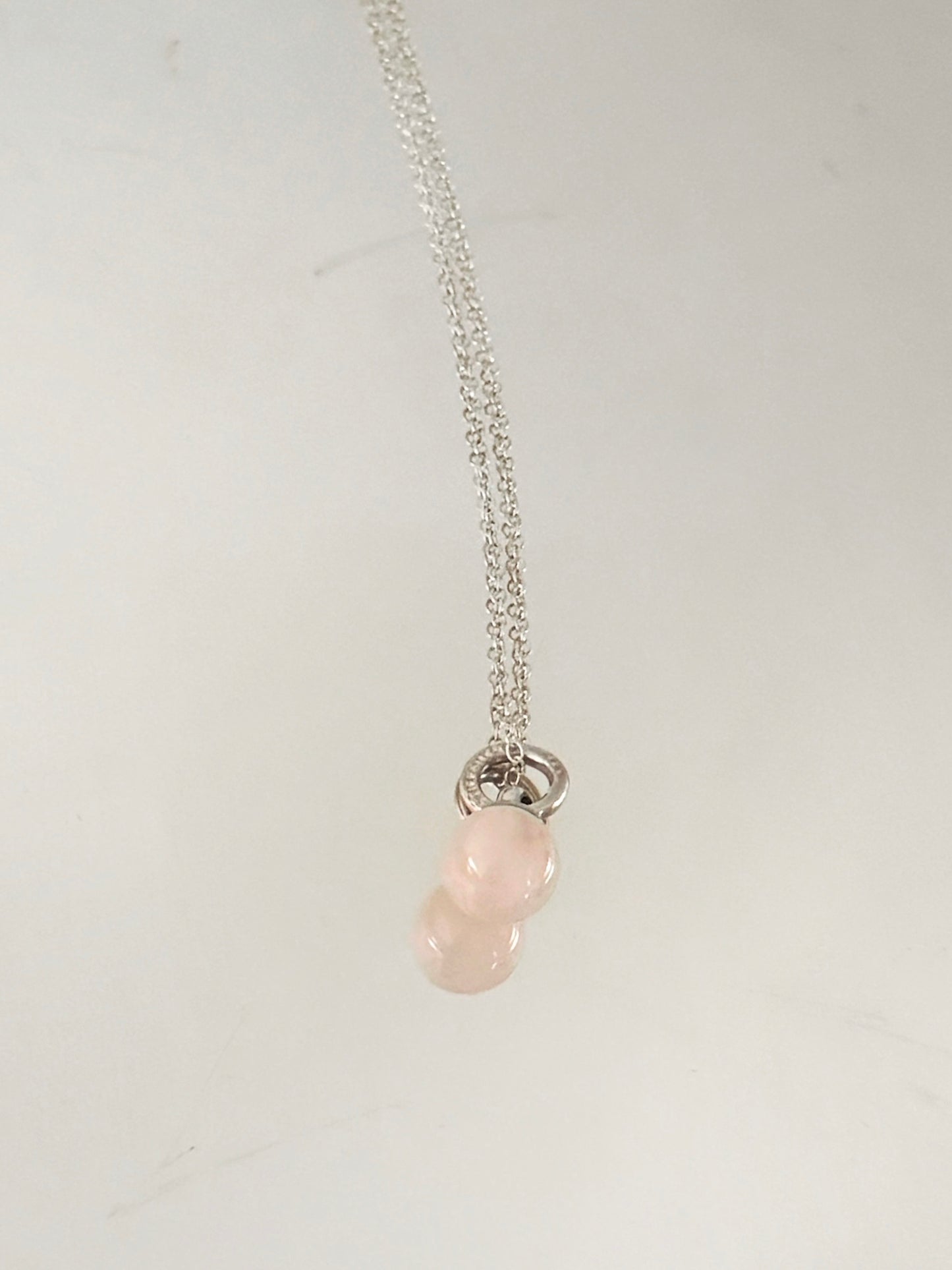 02. Tiffany & co. rose quartz necklace
