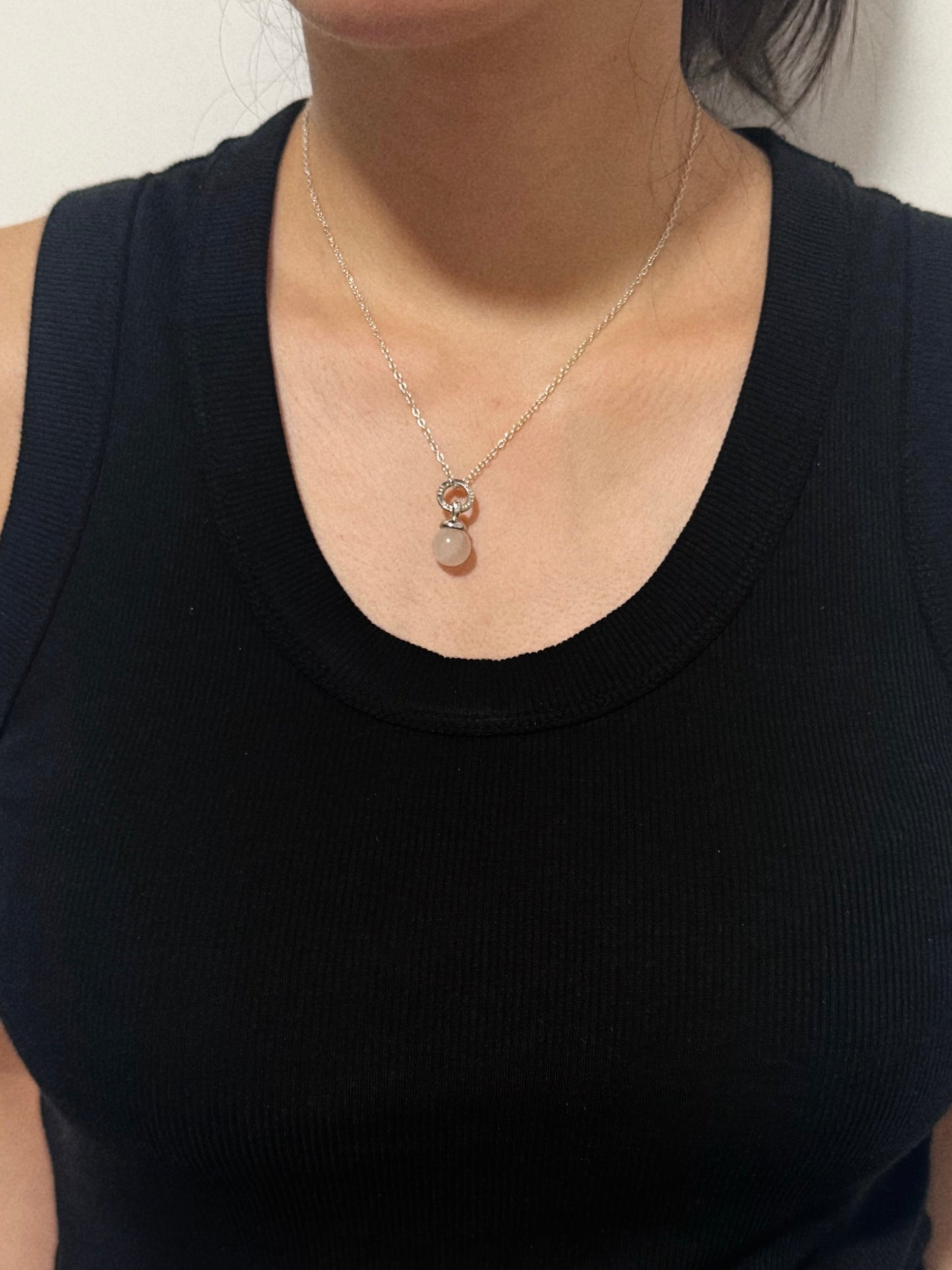 02. Tiffany & co. rose quartz necklace