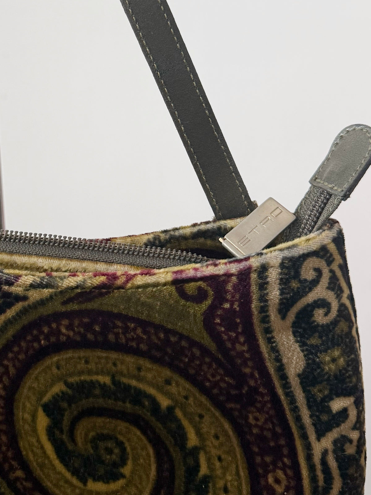 03. Etro velvet paisley shoulder bag
