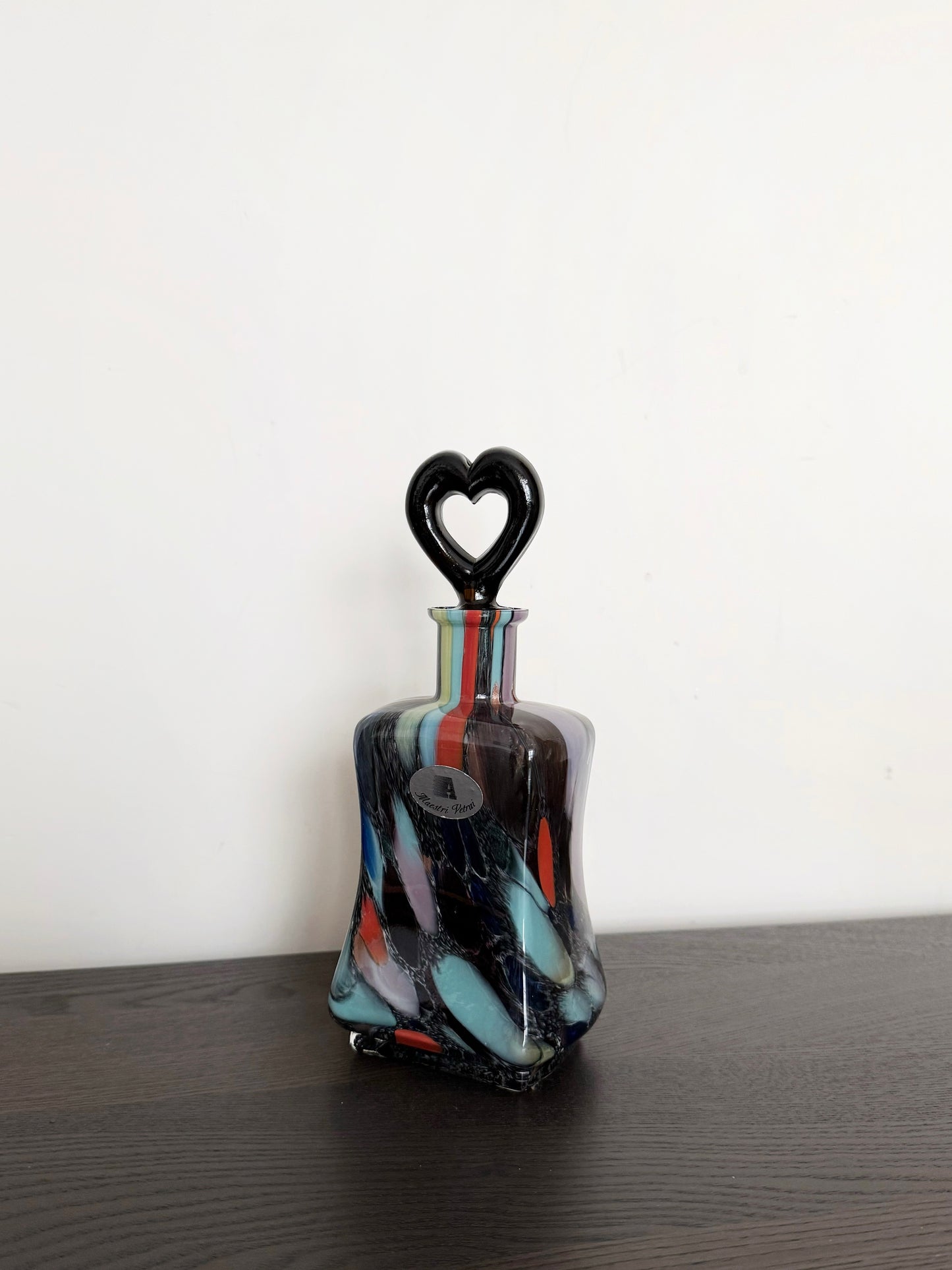 Maestri Vetrai heart stopper decanter