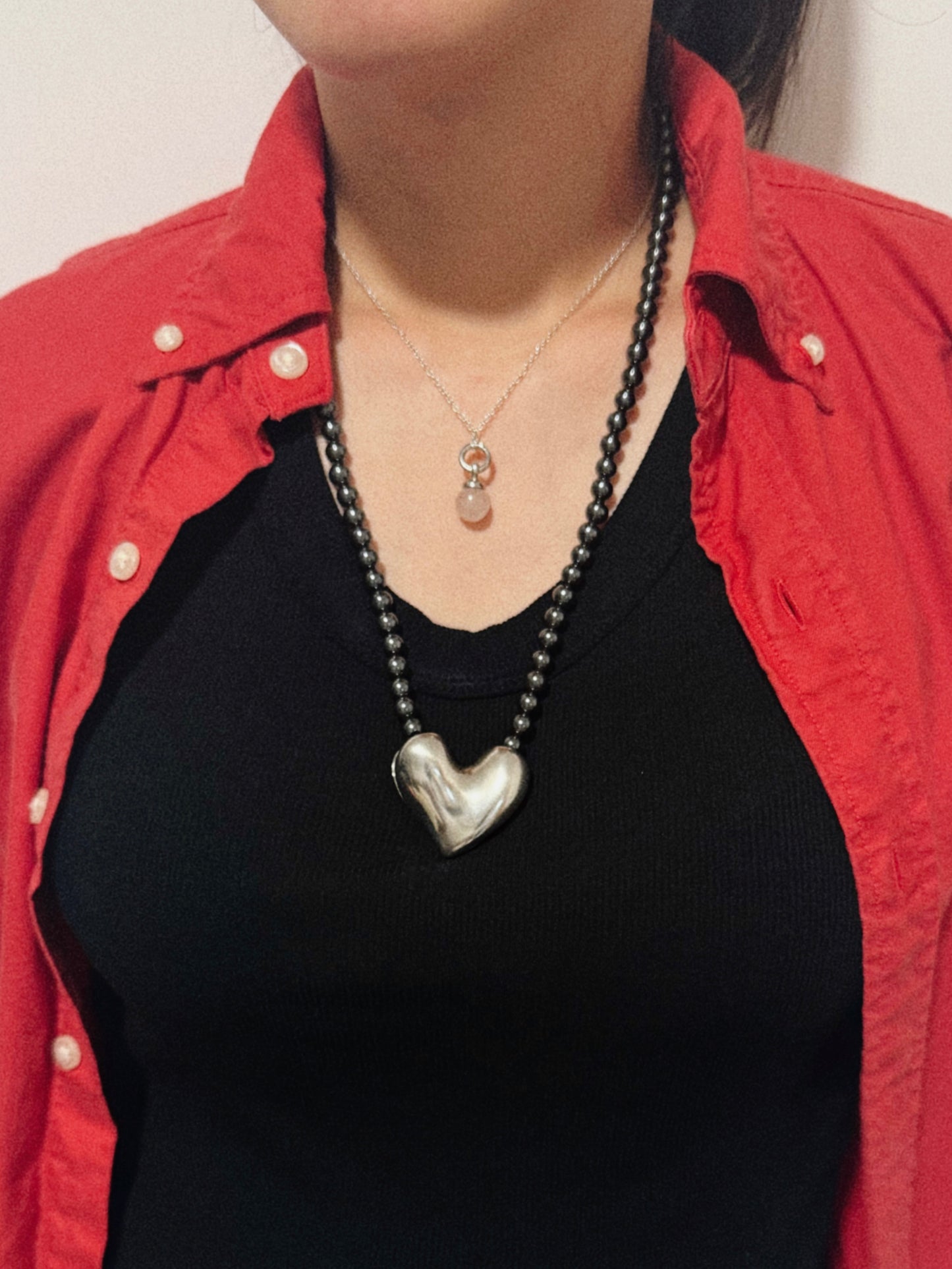 02. Tiffany & co. rose quartz necklace