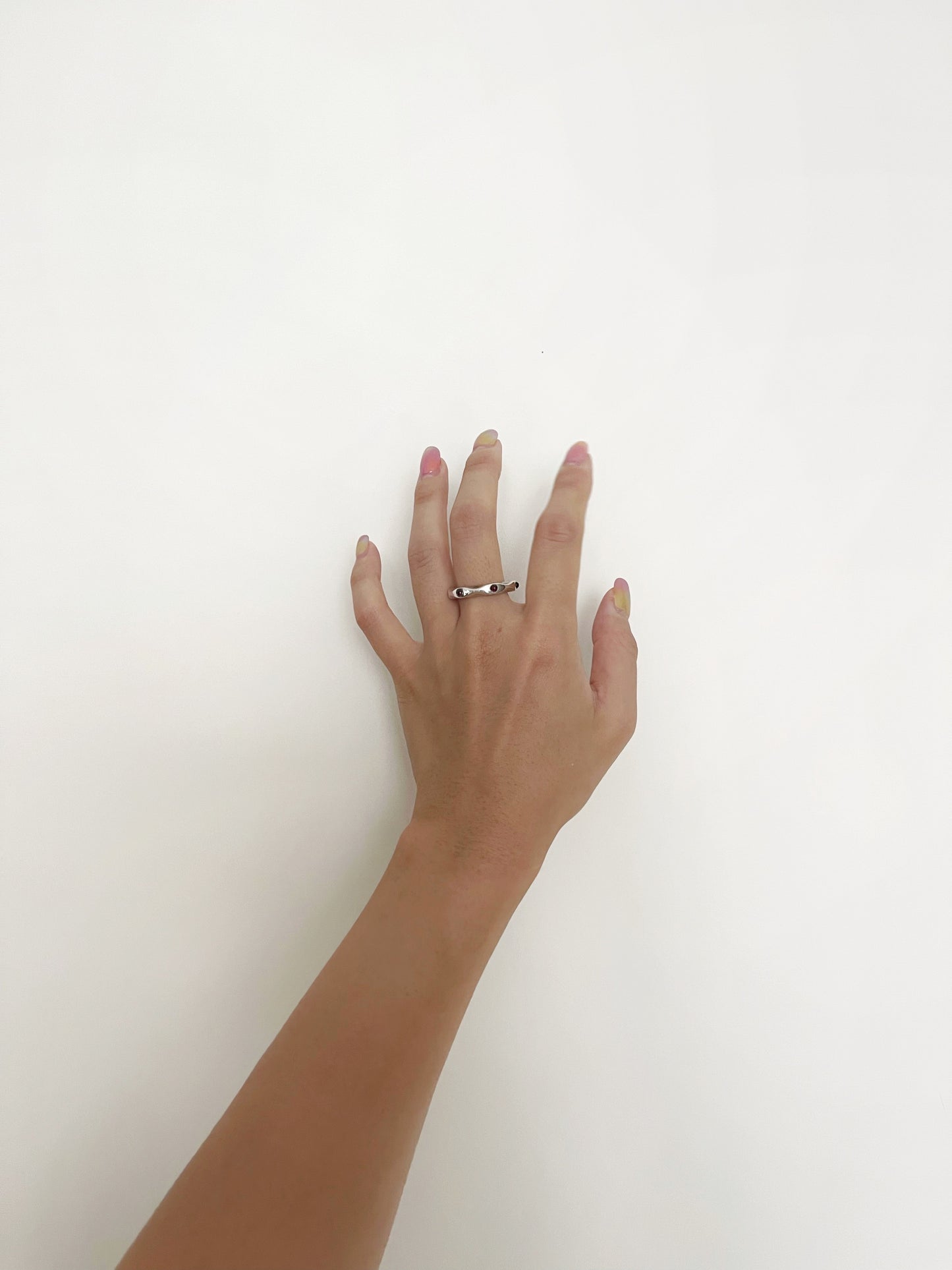 Georg Jensen sterling silver mirror ring 261