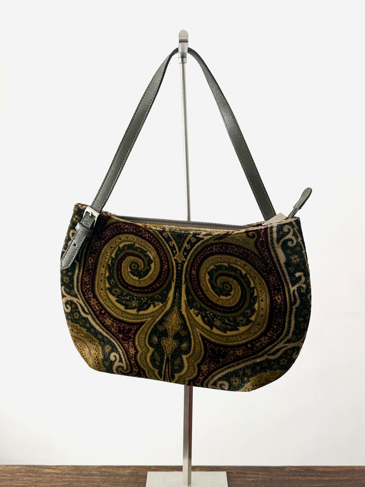 03. Etro velvet paisley shoulder bag