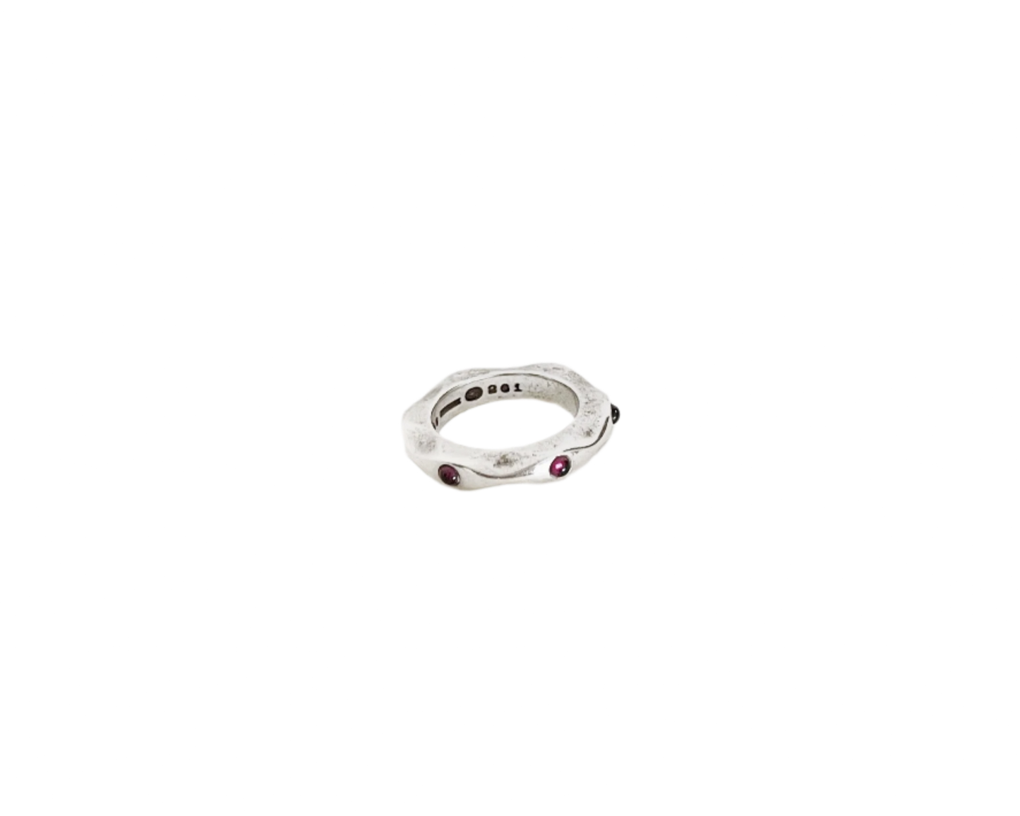 Georg Jensen sterling silver mirror ring 261