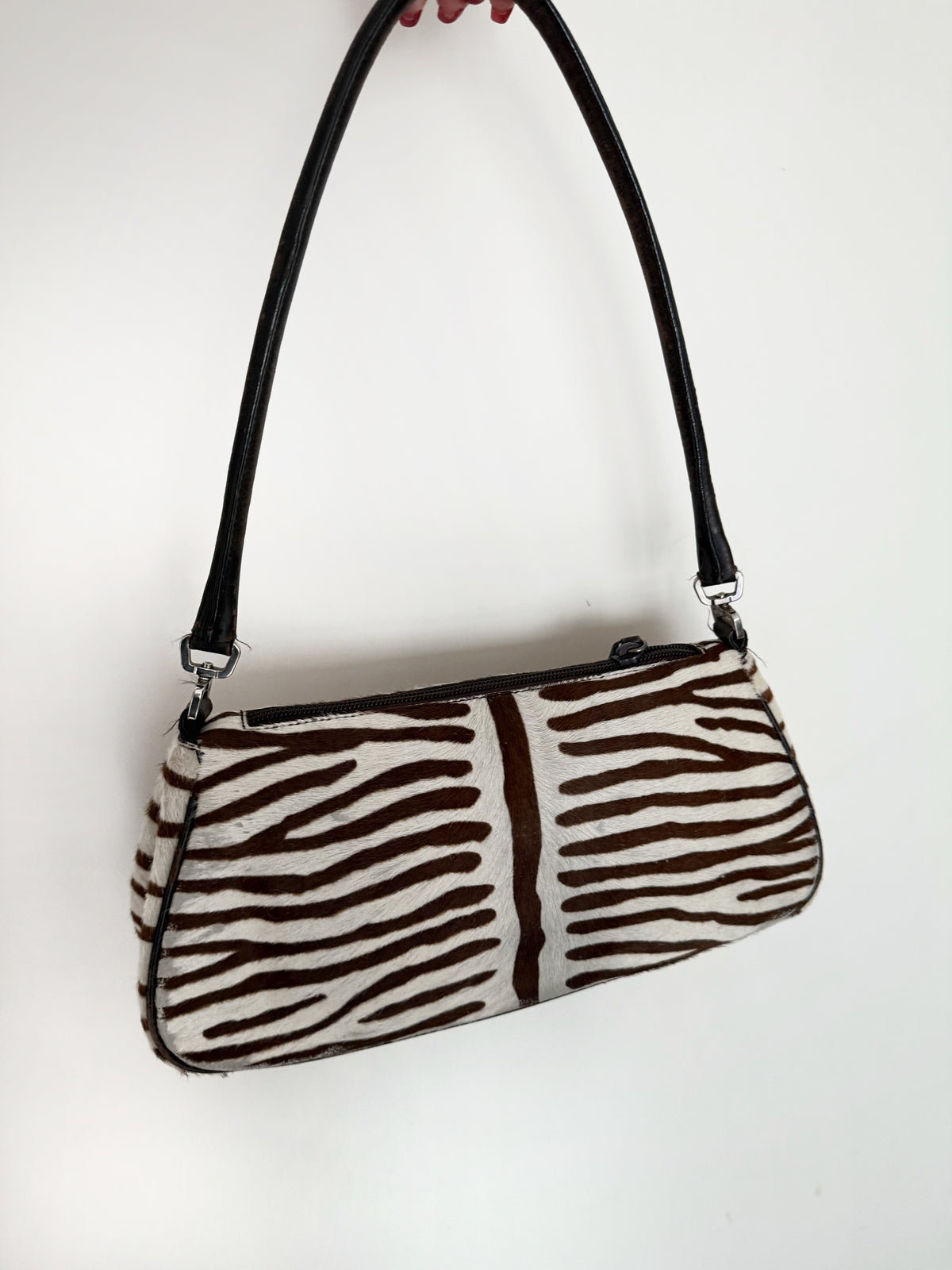 03. Prada zebra pony hair shoulder bag